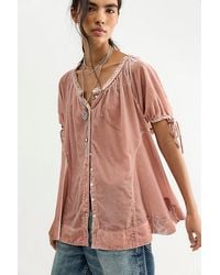 Free People - Farley Velvet Tunic - Lyst