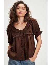 Free People - Sweet Nothings Blouse - Lyst