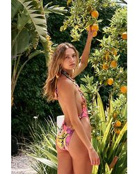 Free People - Free-est Sharon Printed One-piece Swimsuit - Lyst