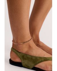Kozakh - Fp X Leo Semiprecious Stone Anklet - Lyst