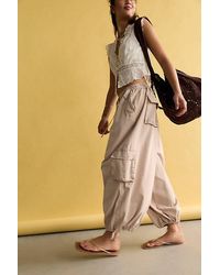Free People - Bobbi Pull-On Cargo Trousers - Lyst