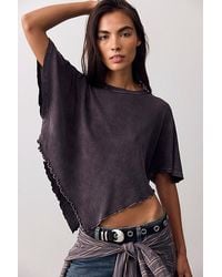 Free People - Rosalie Solid Tee - Lyst