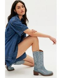 Frye - For Free People Kate Deco Stitch Boots - Lyst