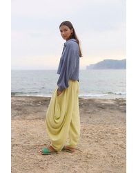 free-est - Sandshell Linen Carlie Pants By - Lyst