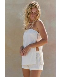 free-est - Summer Breeze Linen Short Set By - Lyst