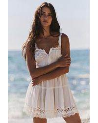 Free People - Love Mini Slip Dress By - Lyst