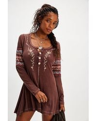 Free People - Finley Henley Dress - Lyst