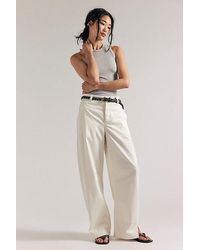 Free People - Stand Up Barrel Chino Pants - Lyst