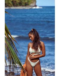 Toast Swim - Toast Signature Cut-out Bikini Top At Free People In Meringue, Size: Xs - Lyst