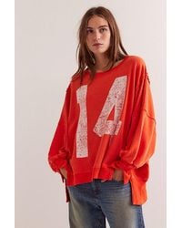 Free People - Graphic Camden Pullover - Lyst