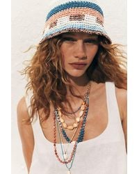Free People - Callie Crochet Bucket Hat - Lyst