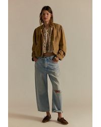 Free People - Nimbus Suede Jacket - Lyst