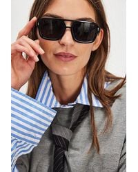 Free People - Royal Polarized Aviator Sunglasses - Lyst
