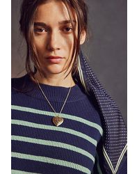 Free People - Monogram Necklace At In C - Lyst