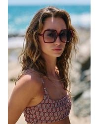 Free People - Wren Square Sunglasses - Lyst