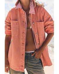 Free People - Madison City Denim Jacket - Lyst
