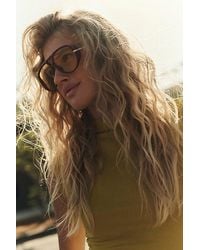 Free People - Sunday Afternoon Oversized Aviator Sunglasses - Lyst