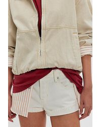 Free People - Cali Cuffed Shorties - Lyst
