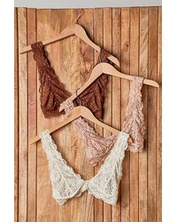 Intimately By Free People - Last Dance Lace Plunge Bralette - Lyst