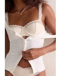 Intimately By Free People - Oh My Darling Cotton Balconette Underwire Bra By - Lyst