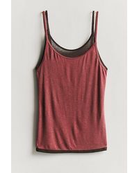 Intimately By Free People - Stackable Sheer Twofer Tank Top By - Lyst