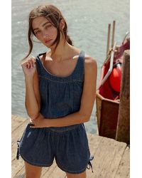 Free People - Vintage Heirloom Romper - Lyst