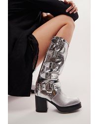 Jeffrey Campbell - Buckle Up Baby Moto Boots - Lyst