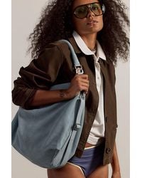 Free People - Suzie Suede Slouchy Tote Bag - Lyst