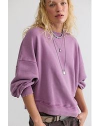 Free People - Jj Asymmetric Sweatshirt - Lyst