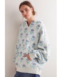 Free People - It's A Vibe Printed Hoodie - Lyst