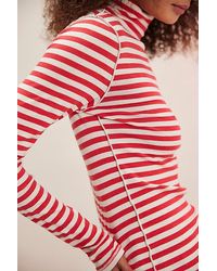 Free People - We The Free Good Good Stripe Turtleneck - Lyst