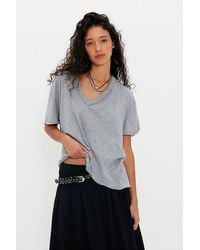 Free People - Nina V-Neck Tee - Lyst