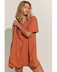 free-est - Shorebound Cotton-Jersey Mini Dress By - Lyst