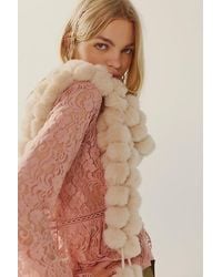 Free People - Kiss Kiss Pom Scarf - Lyst