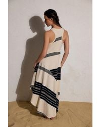 free-est - Super Spliced Cotton-Jersey Midi Dress By - Lyst