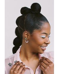 Twenty Two West - Mini Macramé Link Earrings - Lyst
