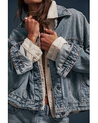 Free People - We The Free Opal Swing Denim Jacket - Lyst