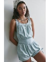 Free People - Vintage Heirloom Romper - Lyst