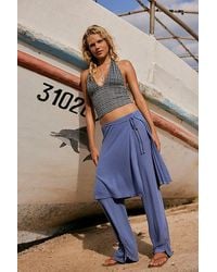 free-est - Gauzy Knit Skants Top By - Lyst