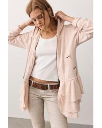 Free People - Piece Of Cake Zip-Up Cardi - Lyst