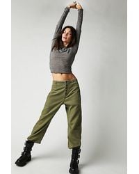 Free People - Osaka Jeans At Free People In Olive, Size: 26 - Lyst
