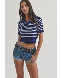 Free People - Perfect Striped Polo - Lyst
