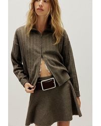 Free People - Quincy Knit Mini Skirt Set - Lyst