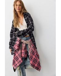 Free People - We The Free Selene Oversized Flannel - Lyst