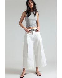 Free People - Silverlake Wide-Leg Chino Trousers - Lyst