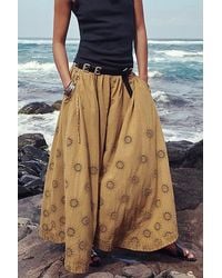 Free People - Sweet Serenade Pull-On Wide-Leg Pants - Lyst