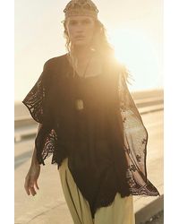 Free People - Elsa Poncho - Lyst