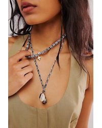 Free People - Ride Along Braided Strand Necklace - Lyst