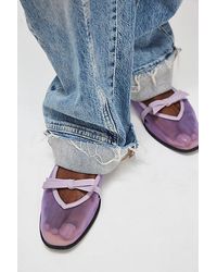 Free People - Mesh Mania Bow Flats - Lyst