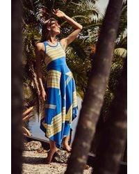 free-est - Super Spliced Cotton-Jersey Midi Dress By - Lyst